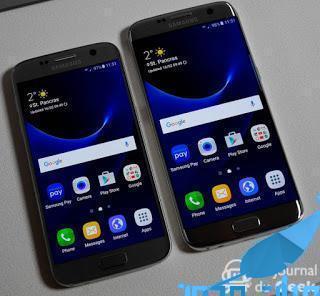 ماهو الفرق بين Galaxy S7 و Galaxy S7 edge
